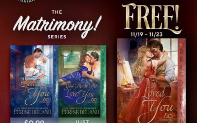 Get a Great Deal on The Matrimony Series by Cerise DeLand This Week