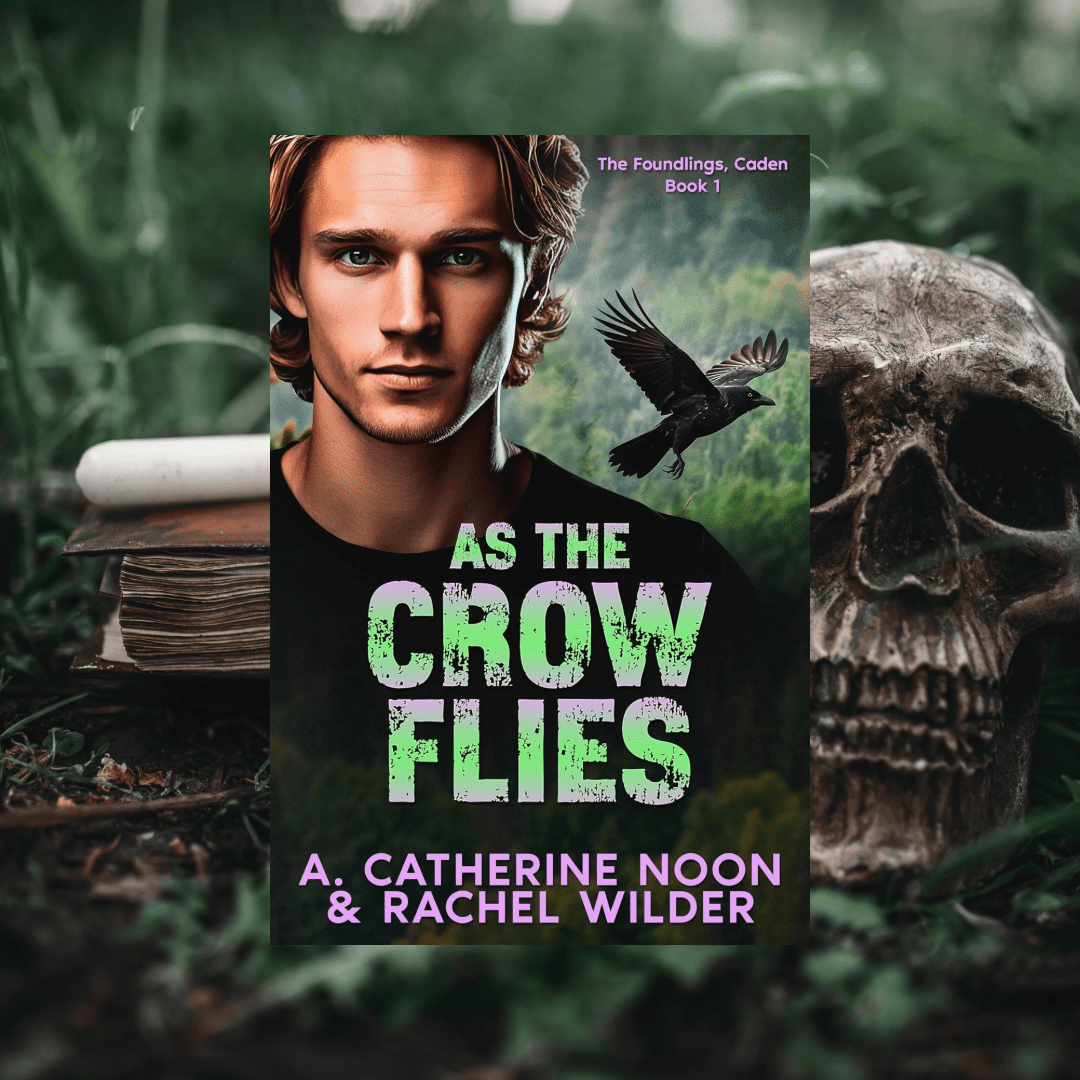 Impulse Caught by Emily Carrington book cover featuring two romantic men sitting on a park bench with a German Shepherd dog