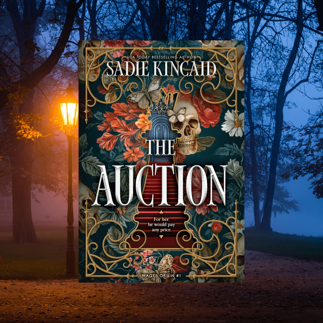 Impulse Caught by Emily Carrington book cover featuring two romantic men sitting on a park bench with a German Shepherd dog